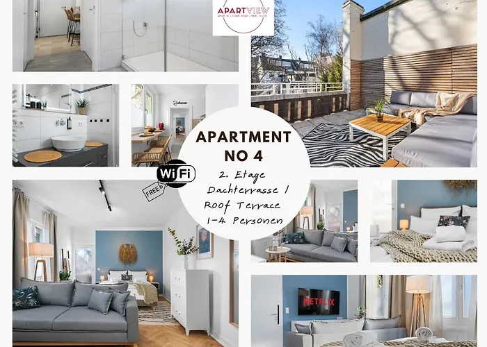 Apartview Apartments Krefeld - Wlan - Zentral - Ruhig